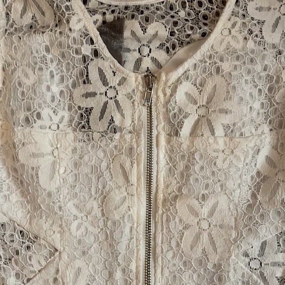 Tobi Moon Collection White Cutout Lace Mini Dress - Picture 6 of 10